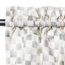 MacKenzie-Childs Room Accents<Sterling Check Cafe Curtains