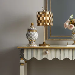 MacKenzie-Childs Kitchen Storage & Organization<Sterling Check Ceramic Globe Canister