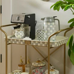 MacKenzie-Childs Accessories|The Coffee Shop<Sterling Check Ceramic Travel Cup