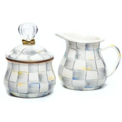 MacKenzie-Childs The Coffee Shop|Serveware<Sterling Check Creamer