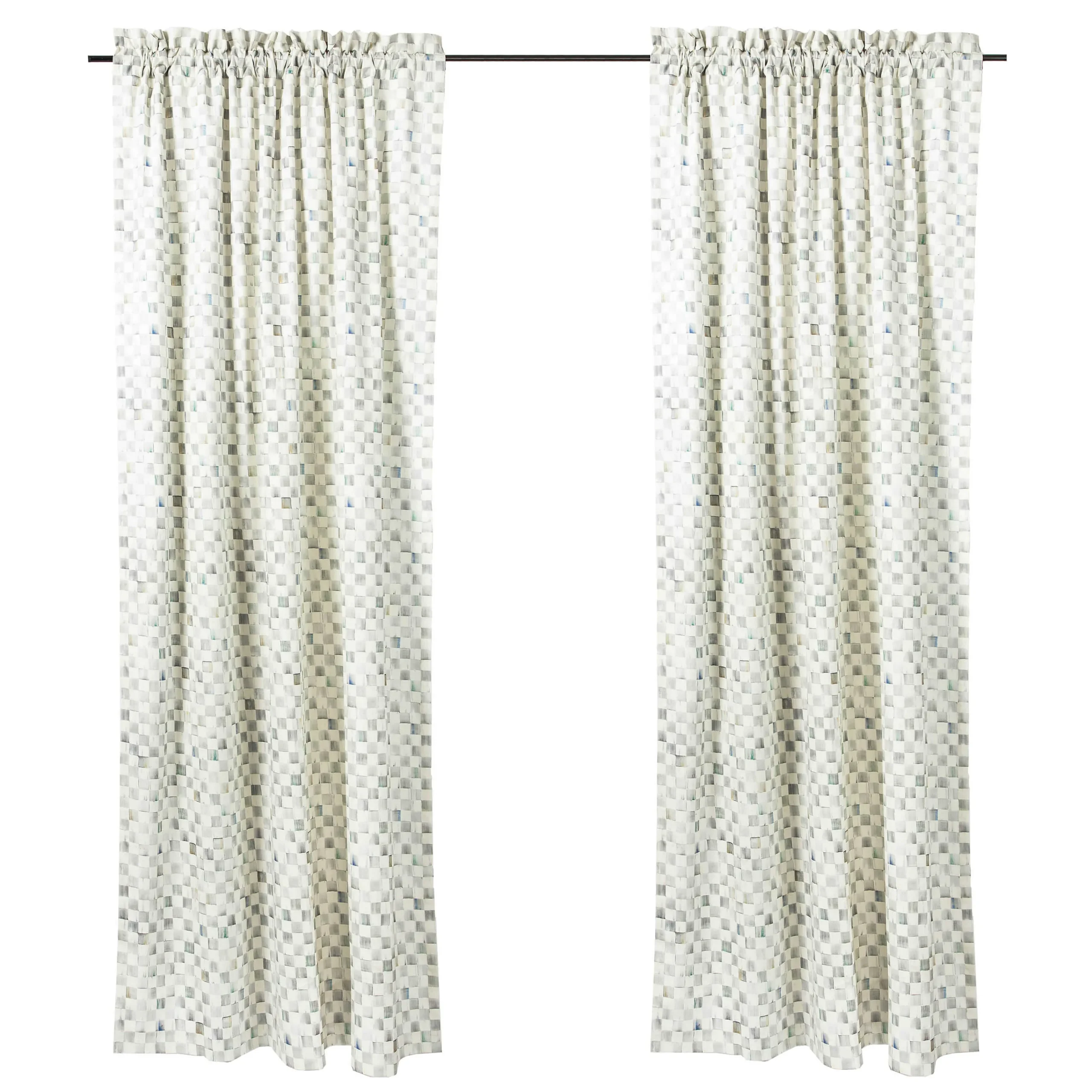 MacKenzie-Childs Room Accents<Sterling Check Curtain Panel