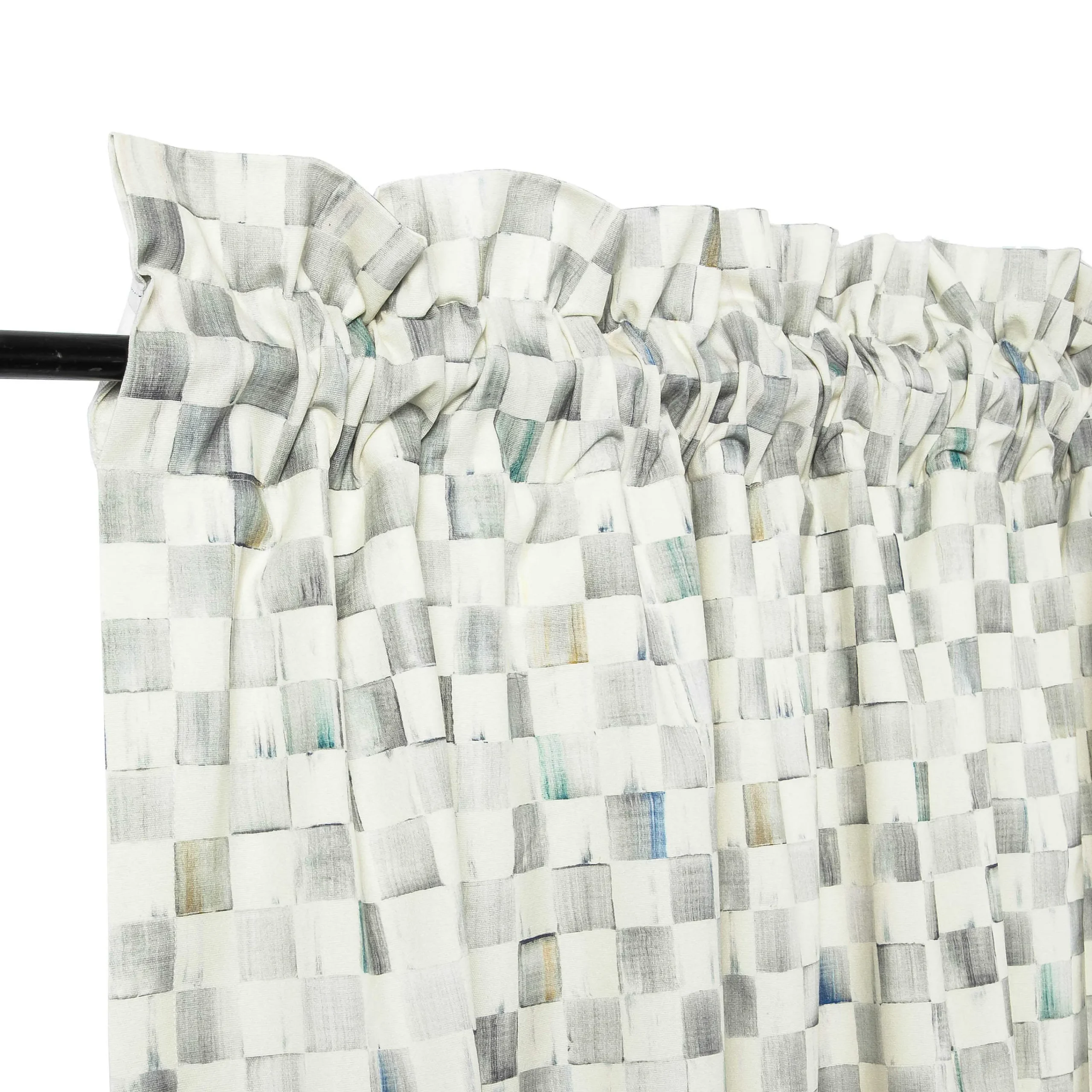 MacKenzie-Childs Room Accents<Sterling Check Curtain Panel