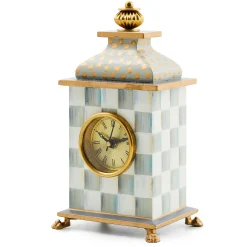 MacKenzie-Childs Room Accents<Sterling Check Desk Clock