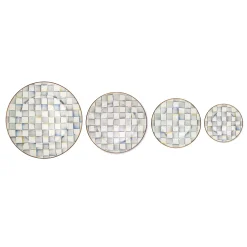 MacKenzie-Childs Dinnerware & Flatware<Sterling Check Dinner Plate
