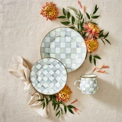 MacKenzie-Childs Dinnerware & Flatware<Sterling Check Dinner Plate