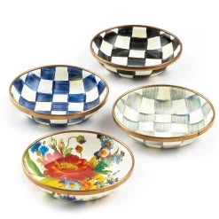MacKenzie-Childs Serveware<Sterling Check Dipping Bowl