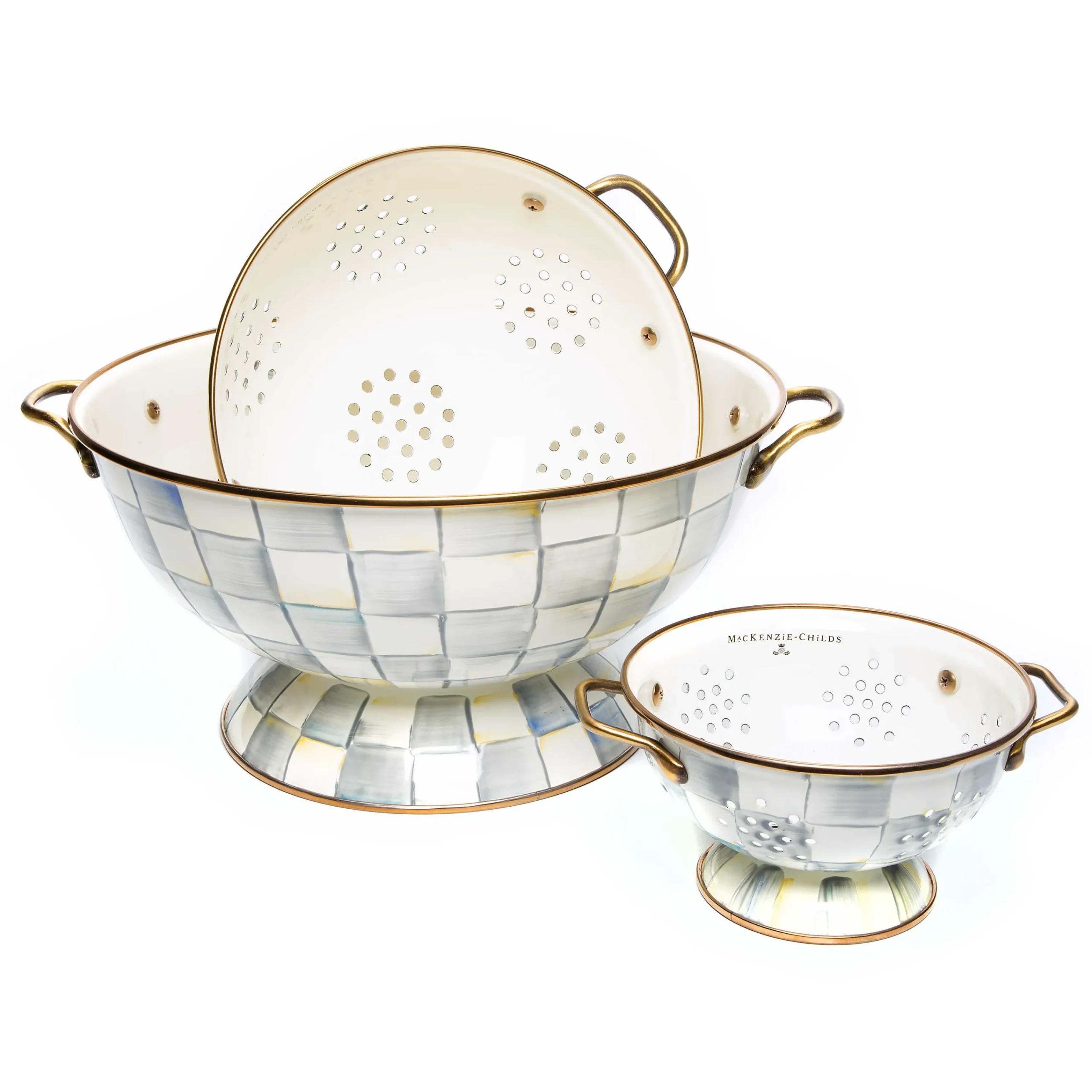 MacKenzie-Childs Fall Entertaining|Bar Entertaining<Sterling Check Everything Bowl