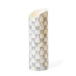 MacKenzie-Childs Candles & Fragrances<Sterling Check Flicker 9 Pillar Candle
