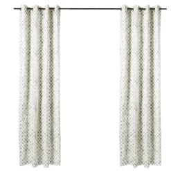 MacKenzie-Childs Room Accents<Sterling Check Grommet Top Curtain Panel