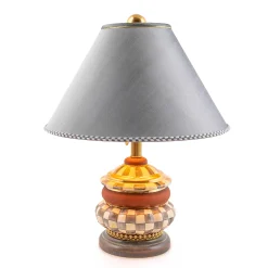 MacKenzie-Childs Lighting<Sterling Check Groovy Table Lamp