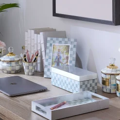 MacKenzie-Childs Room Accents<Sterling Check Lacquer 4 x 6 Frame