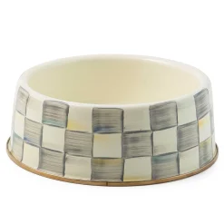 MacKenzie-Childs Accessories<Sterling Check Large Pet Dish