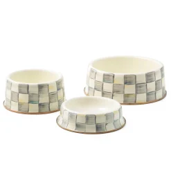 MacKenzie-Childs Accessories<Sterling Check Large Pet Dish