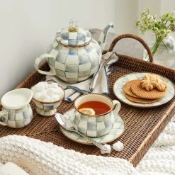 MacKenzie-Childs The Coffee Shop|Serveware<Sterling Check Little Creamer