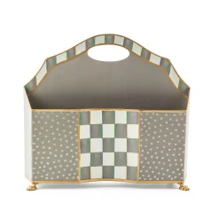 MacKenzie-Childs Room Accents<Sterling Check Magazine Holder