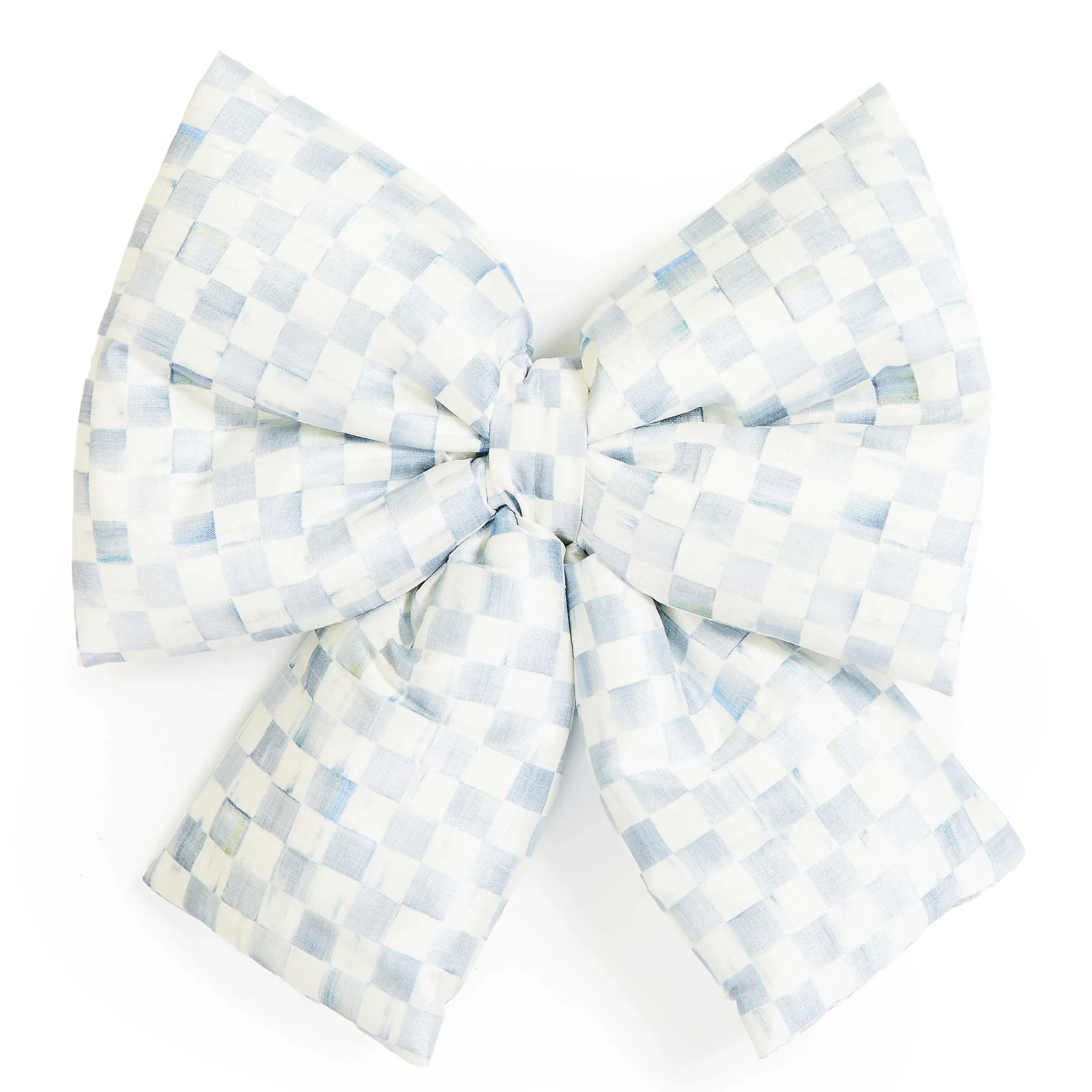 MacKenzie-Childs Finishing Touches|Room Accents<Sterling Check Medium Bow