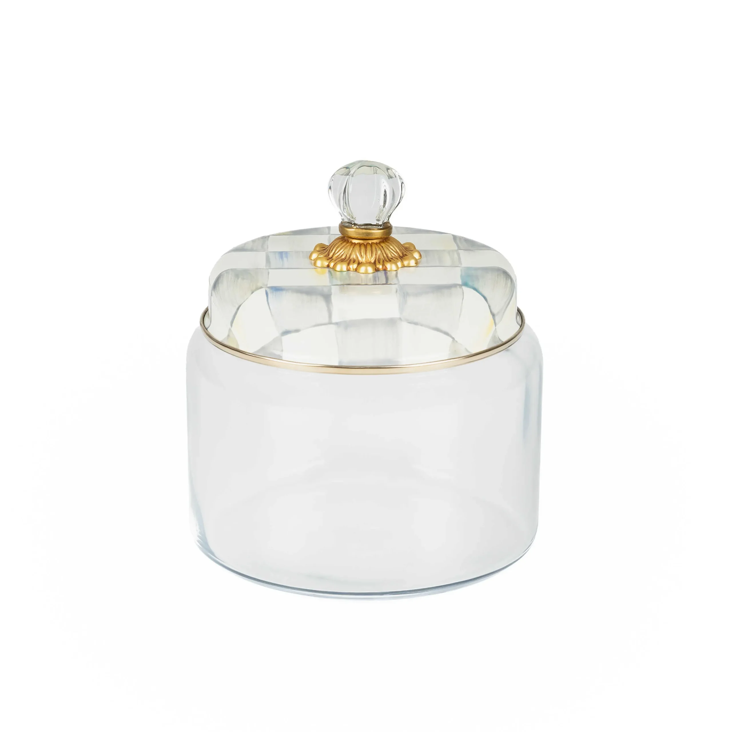 MacKenzie-Childs Kitchen Storage & Organization<Sterling Check Medium Kitchen Canister