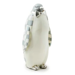 MacKenzie-Childs Room Accents<Sterling Check Penguin Figurine