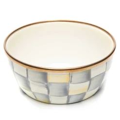 MacKenzie-Childs Fall Entertaining|Bar Entertaining<Sterling Check Pinch Bowl