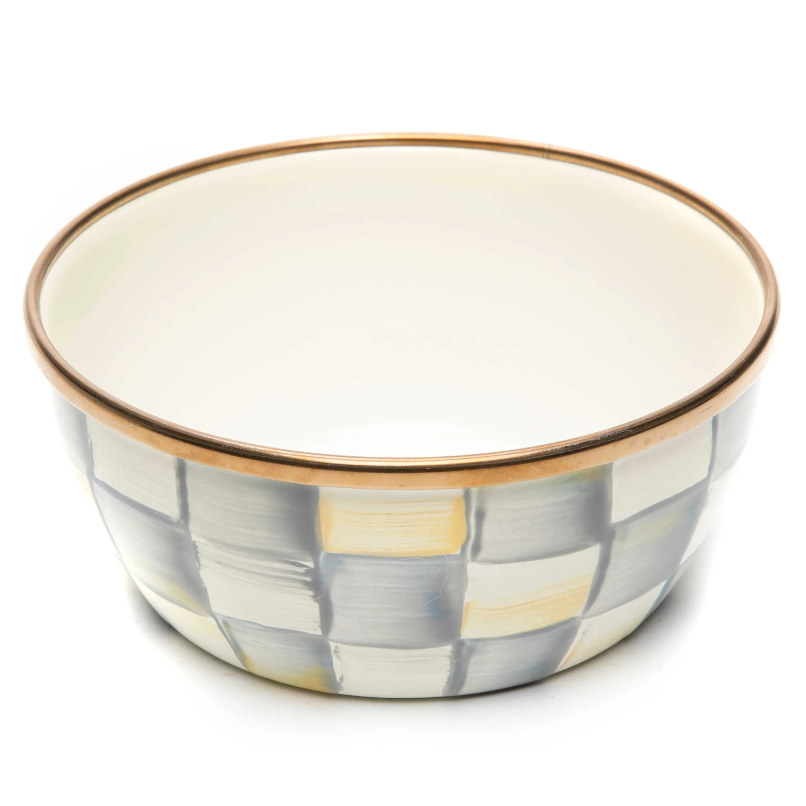MacKenzie-Childs Fall Entertaining|Bar Entertaining<Sterling Check Pinch Bowl