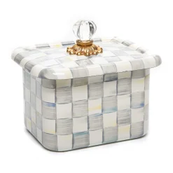 MacKenzie-Childs Kitchen Storage & Organization<Sterling Check Recipe Box