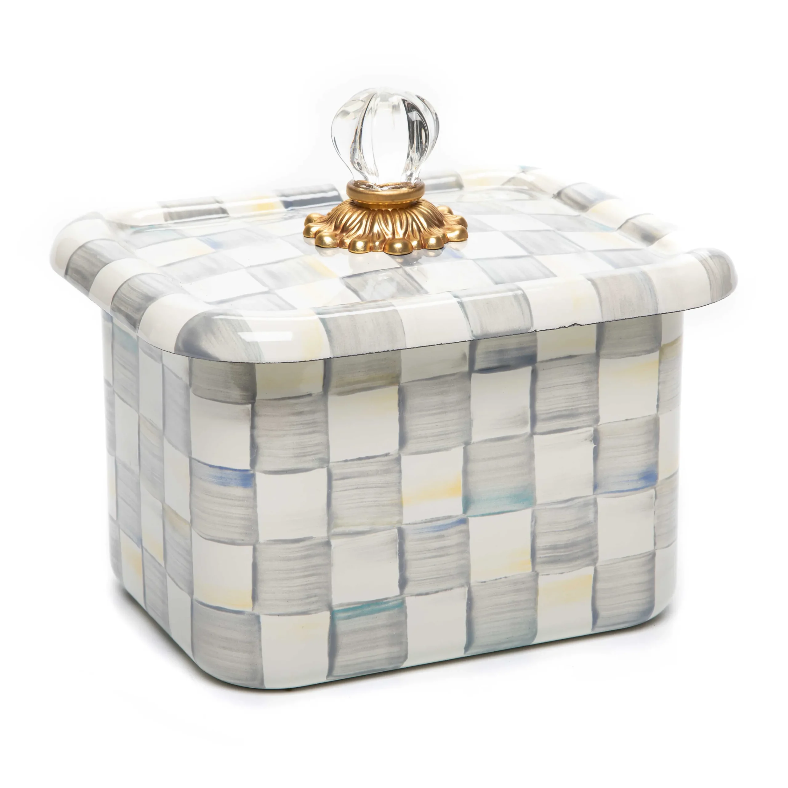 MacKenzie-Childs Kitchen Storage & Organization<Sterling Check Recipe Box