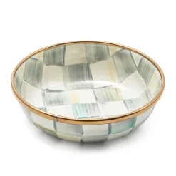MacKenzie-Childs Serveware<Sterling Check Relish Dish