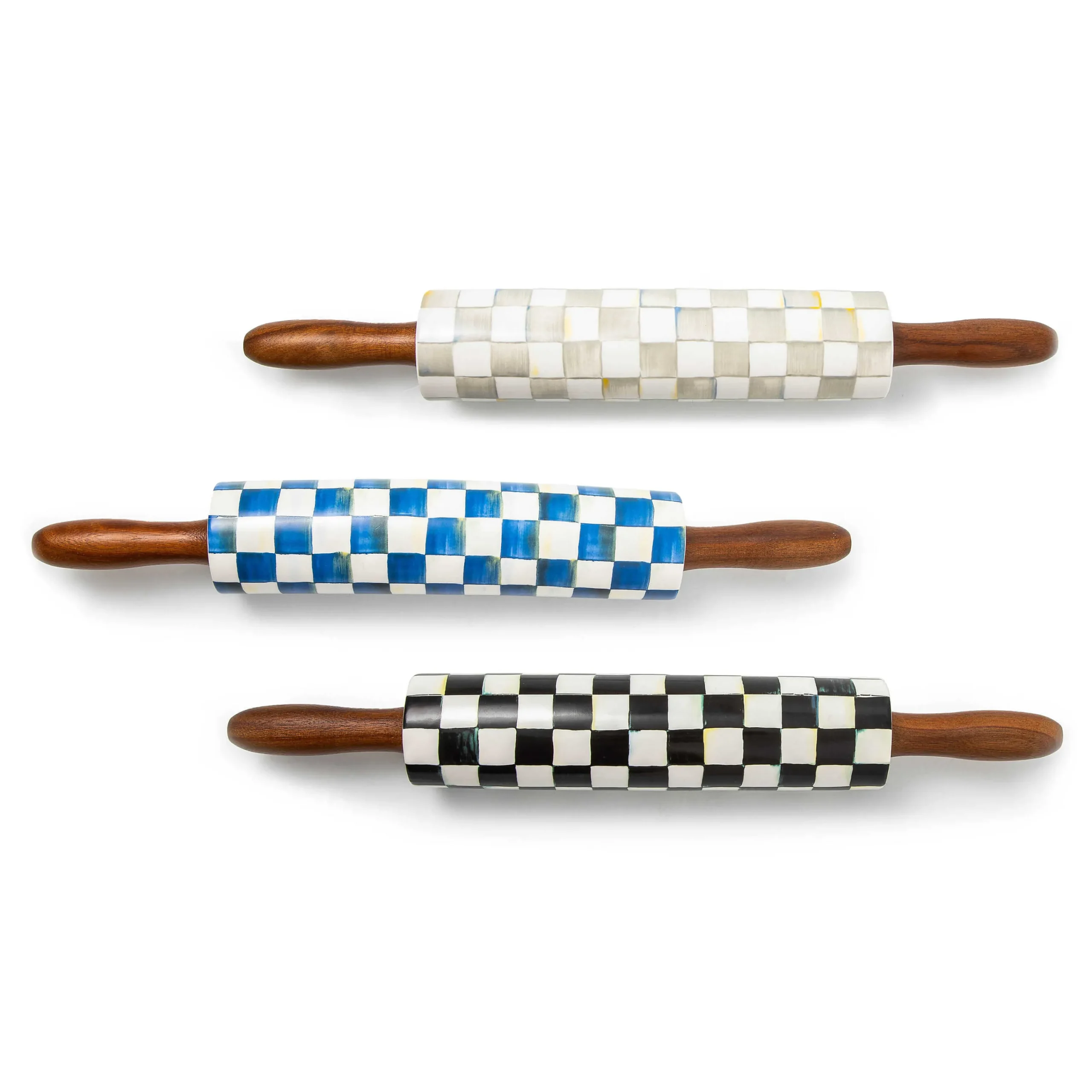 MacKenzie-Childs Kitchen Utensils & Tools<Sterling Check Rolling Pin