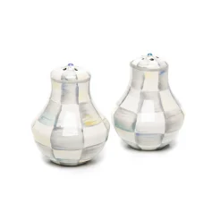 MacKenzie-Childs Table Accessories|Serveware<Sterling Check Salt  Pepper Shakers