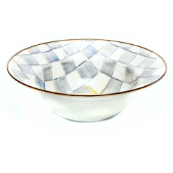 MacKenzie-Childs Serveware<Sterling Check Serving Bowl