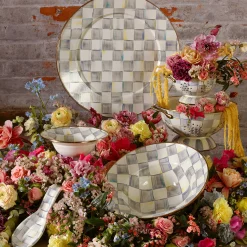 MacKenzie-Childs Bar Entertaining|Serveware<Sterling Check Serving Platter