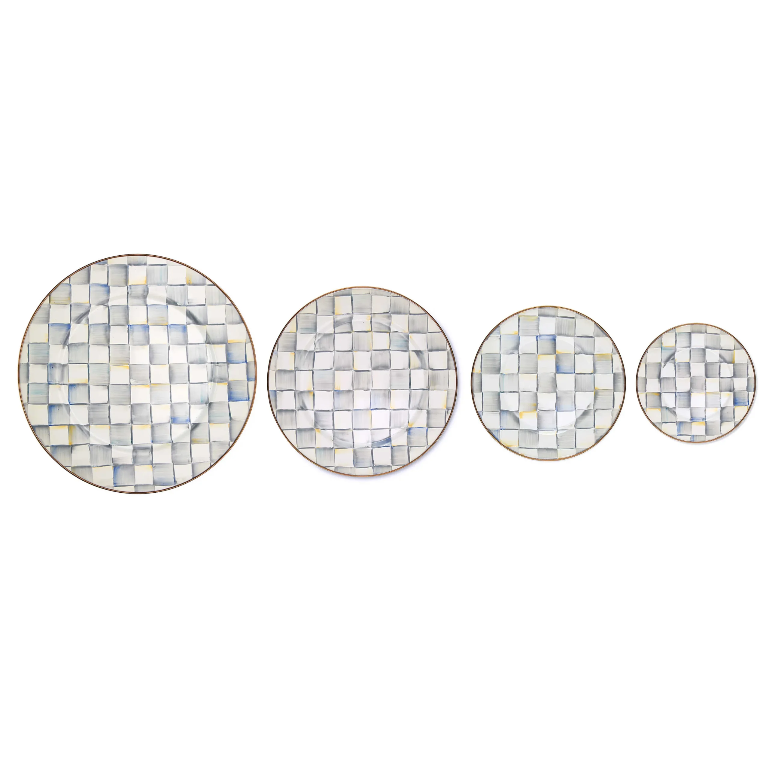 MacKenzie-Childs Bar Entertaining|Serveware<Sterling Check Serving Platter