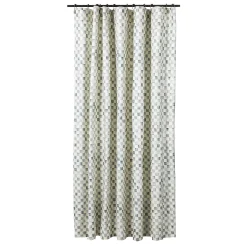 MacKenzie-Childs Bath & Bath Accessories<Sterling Check Shower Curtain