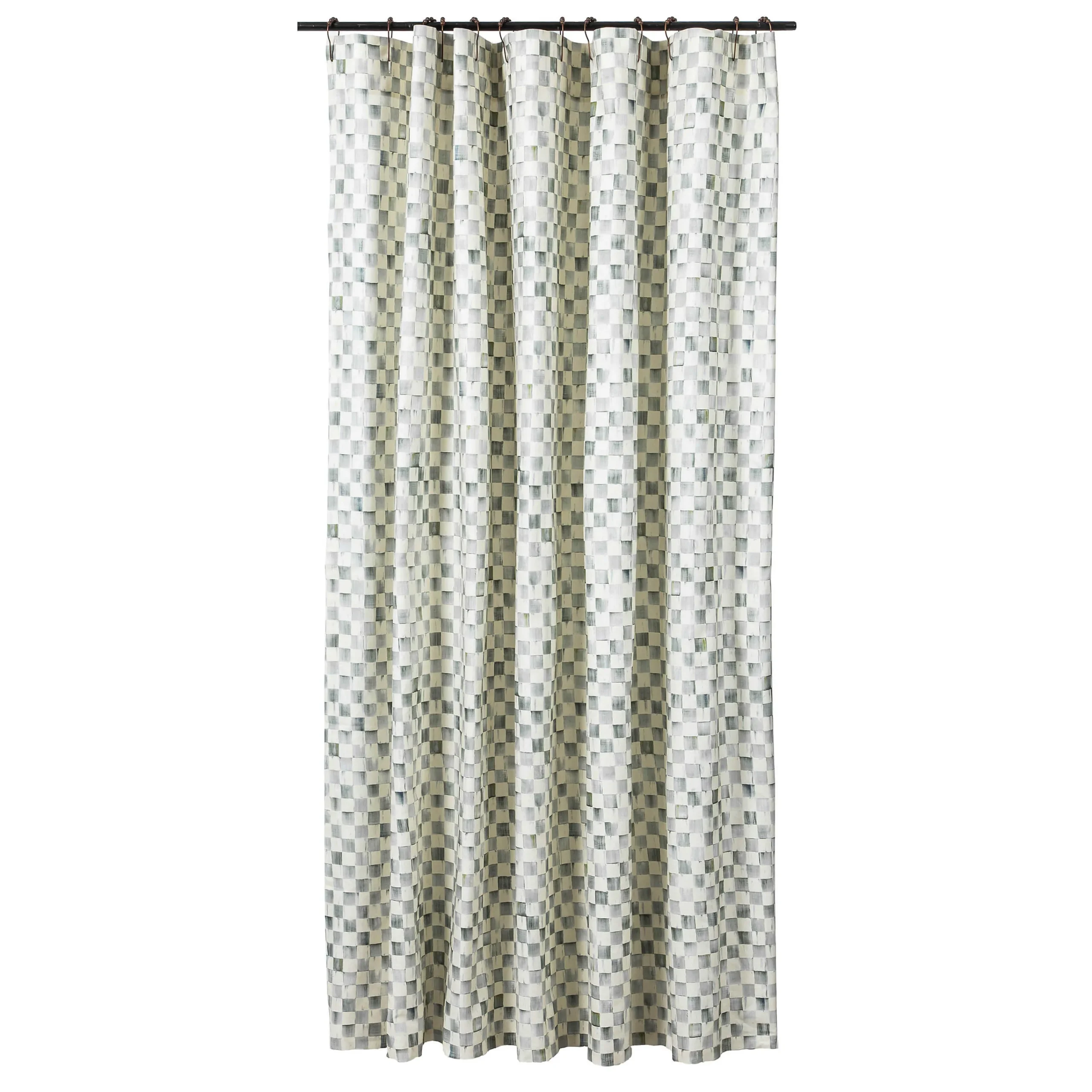 MacKenzie-Childs Bath & Bath Accessories<Sterling Check Shower Curtain