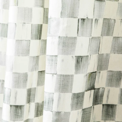 MacKenzie-Childs Bath & Bath Accessories<Sterling Check Shower Curtain