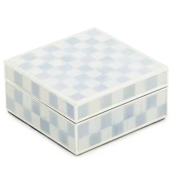 MacKenzie-Childs Room Accents<Sterling Check Silver Plated Trinket Box