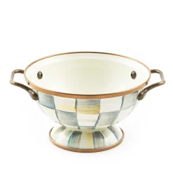 MacKenzie-Childs Serveware<Sterling Check Simply Anything Bowl