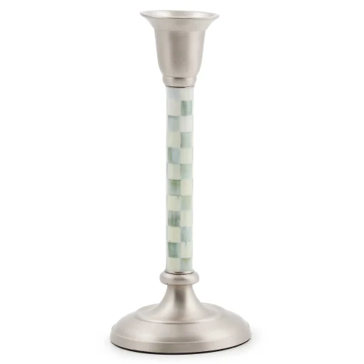 MacKenzie-Childs Candles & Fragrances|Table Accessories<Sterling Check Small Candlestick