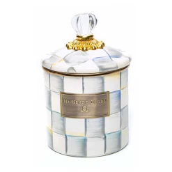 MacKenzie-Childs Room Accents|Kitchen Storage & Organization<Sterling Check Small Canister