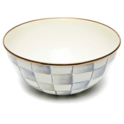 MacKenzie-Childs Serveware|Dinnerware & Flatware<Sterling Check Small Everyday Bowl