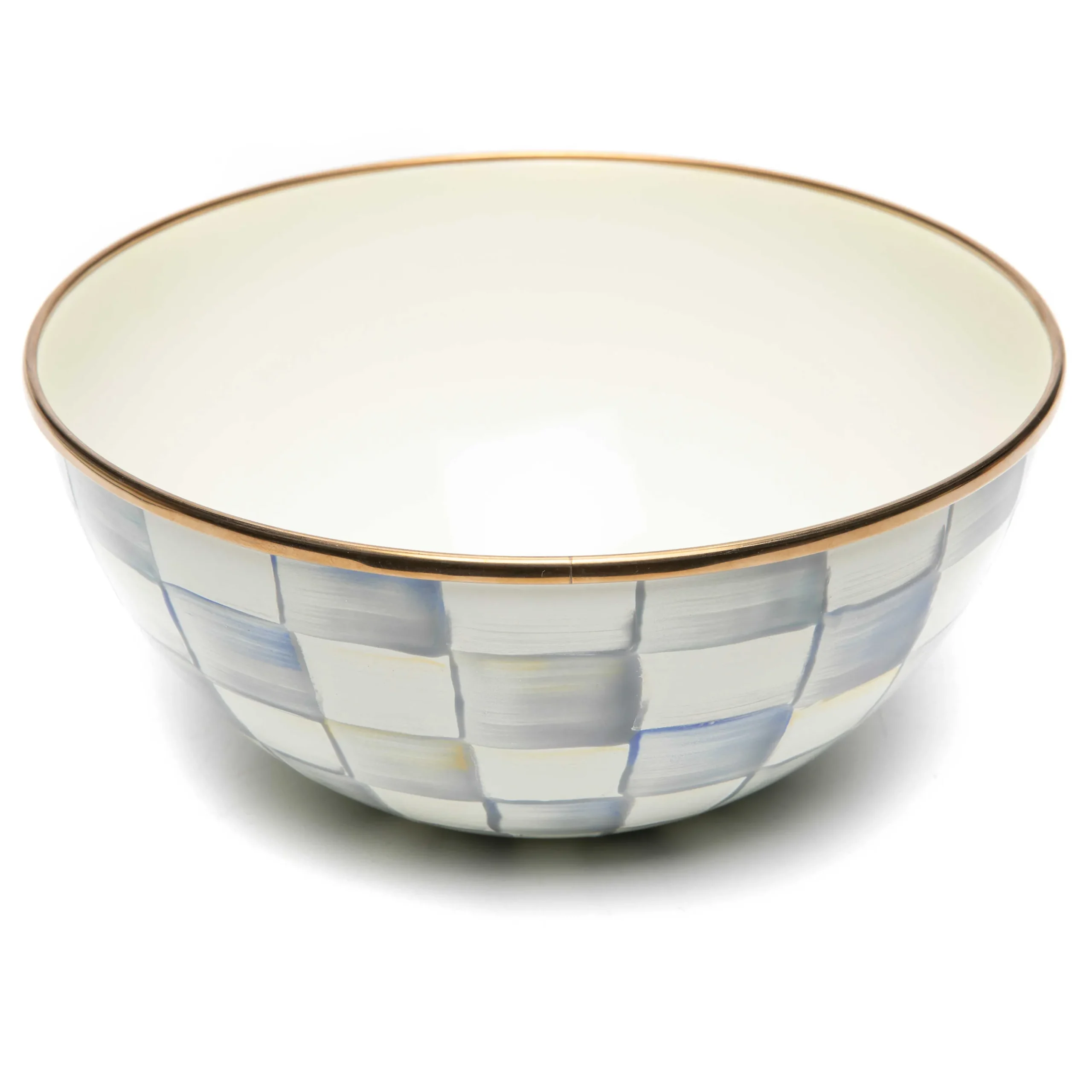 MacKenzie-Childs Serveware|Dinnerware & Flatware<Sterling Check Small Everyday Bowl
