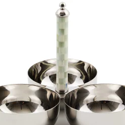 MacKenzie-Childs Fall Entertaining|Serveware<Sterling Check Supper Club Trio