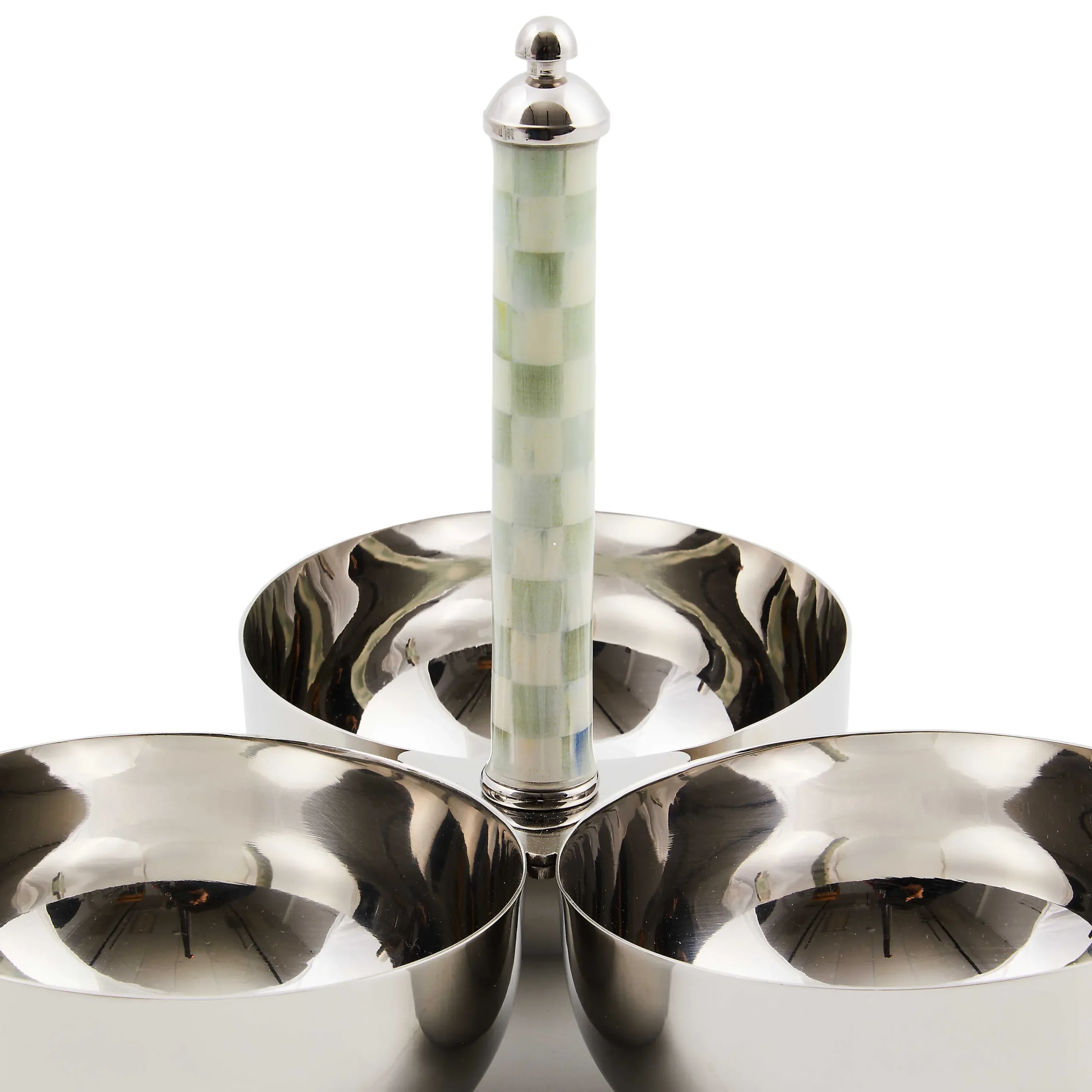 MacKenzie-Childs Fall Entertaining|Serveware<Sterling Check Supper Club Trio