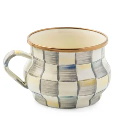 MacKenzie-Childs The Coffee Shop|Drinkware<Sterling Check Teacup