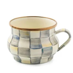 MacKenzie-Childs The Coffee Shop|Drinkware<Sterling Check Teacup