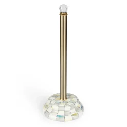 MacKenzie-Childs Bath & Bath Accessories<Sterling Check Toilet Tissue Storage