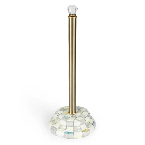 MacKenzie-Childs Bath & Bath Accessories<Sterling Check Toilet Tissue Storage