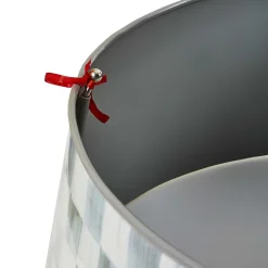 MacKenzie-Childs Holiday|Room Accents<Sterling Check Tree Collar