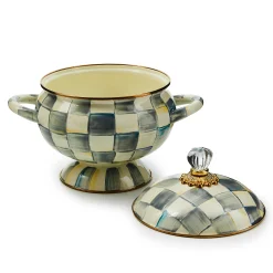 MacKenzie-Childs Fall Entertaining|Serveware<Sterling Check Tureen