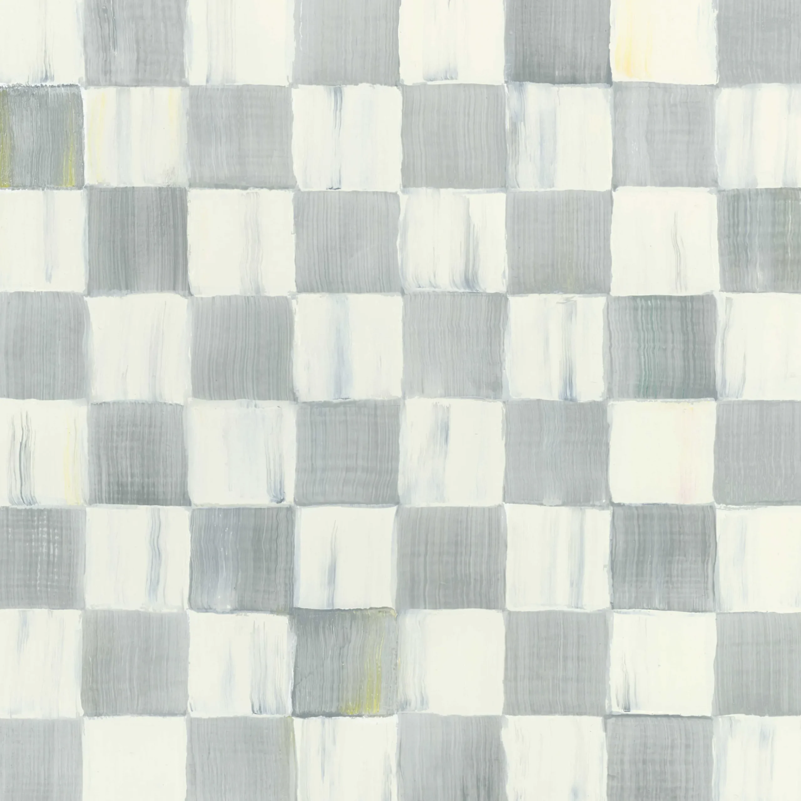 MacKenzie-Childs Finishing Touches<Sterling Check Wallpaper